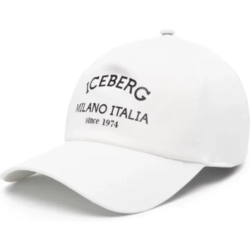 Hats Cream , male, Sizes: 2XS - Iceberg - Modalova