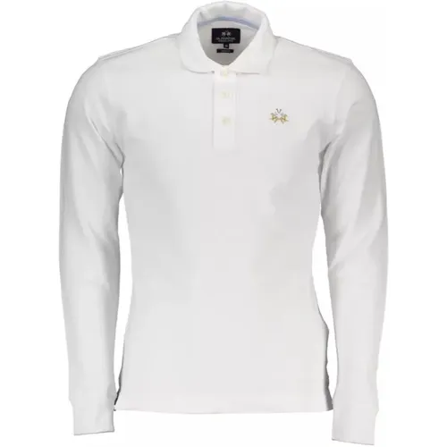 Elegantes Slim Fit Langarm-Poloshirt - LA MARTINA - Modalova