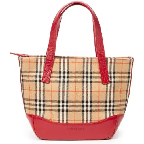 Pre-owned Canvas totes , female, Sizes: ONE SIZE - Burberry Vintage - Modalova