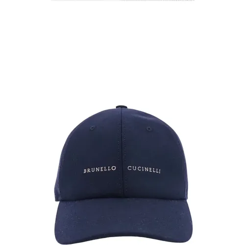 Mens Accessories Hats Caps Aw23 , male, Sizes: L - BRUNELLO CUCINELLI - Modalova