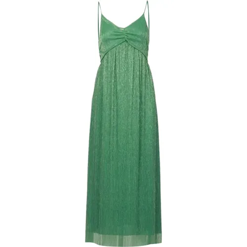 Smaragd Trägerkleid , Damen, Größe: M - Kaos - Modalova