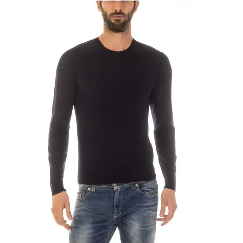 Gemütlicher Strickpullover , Herren, Größe: XS - Armani Jeans - Modalova