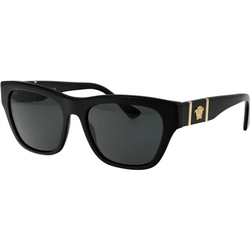 Stylish Sunglasses with Model 0Ve4457 , male, Sizes: 55 MM - Versace - Modalova
