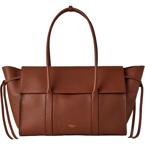 Bright Oak Oversized Bayswater Bag , female, Sizes: ONE SIZE - Mulberry - Modalova