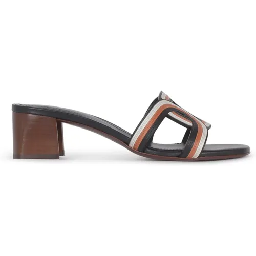 MultiColour Heeled Sandals , female, Sizes: 8 UK, 4 1/2 UK, 5 1/2 UK, 7 UK, 6 1/2 UK, 6 UK, 4 UK - TOD'S - Modalova