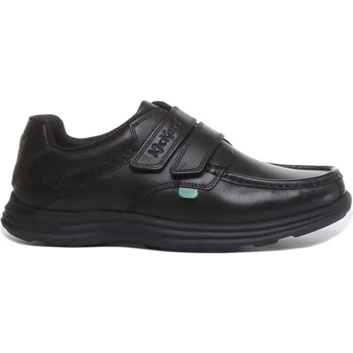 Velcro Strap Leather Shoes , male, Sizes: 8 UK, 11 UK - Kickers - Modalova