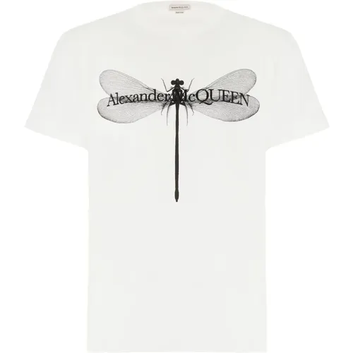 Lässiges Baumwoll-T-Shirt , Herren, Größe: S - alexander mcqueen - Modalova