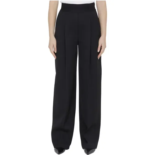 Schwarze Hose mit hoher Taille und weitem Bein - alexander wang - Modalova