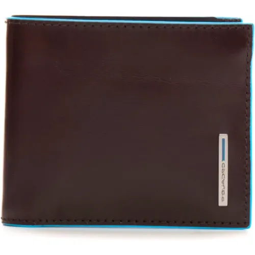 Leather Wallet with Cardholder Compartments , male, Sizes: ONE SIZE - Piquadro - Modalova