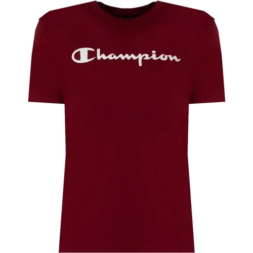 T-Shirt im Casual-Stil , Herren, Größe: M - Champion - Modalova