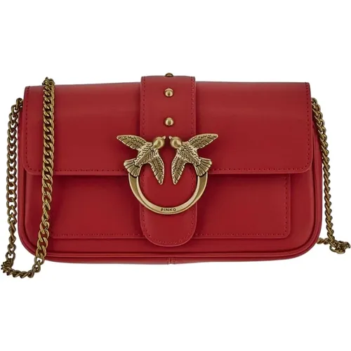 Stylish Love Wallet Bag , female, Sizes: ONE SIZE - pinko - Modalova