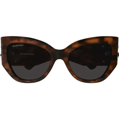 Butterfly Frame Sunglasses Bb0322S , female, Sizes: 55 MM - Balenciaga - Modalova