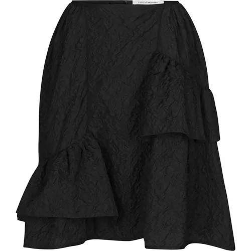 Matelassé Midi Skirt , female, Sizes: XS, S - Cecilie Bahnsen - Modalova