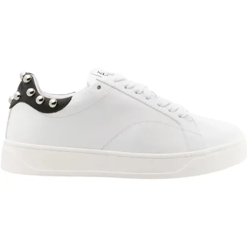 Weiße Silberne Sneakers , Damen, Größe: 38 EU - Lanvin - Modalova