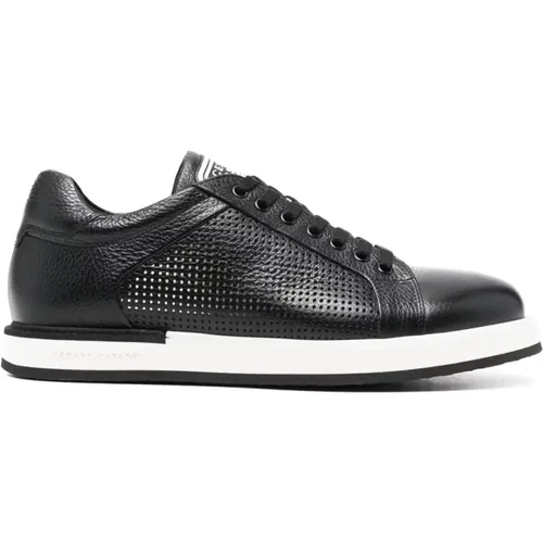 Leather Sneakers for Men , male, Sizes: 10 UK, 7 UK - Casadei - Modalova