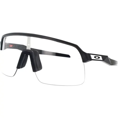 Sportliche Sonnenbrille mit fotokromatischen Gläsern , Herren, Größe: 39 MM - Oakley - Modalova