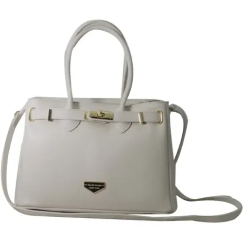 Gold Leather Handbag Charlotte DO , female, Sizes: ONE SIZE - Marc Ellis - Modalova
