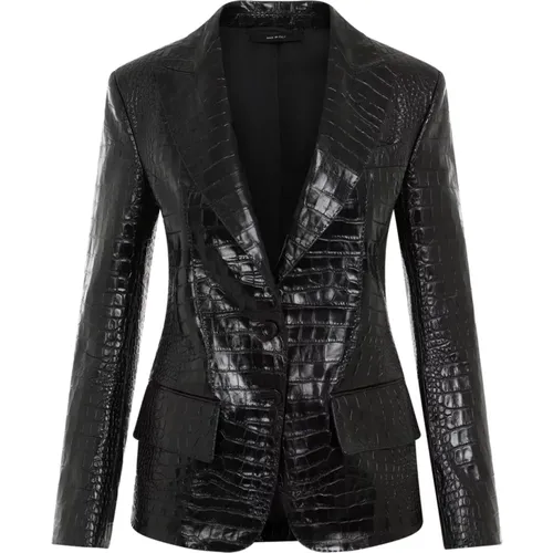 Leather Jacket Lb999 , female, Sizes: 4XS - Tom Ford - Modalova