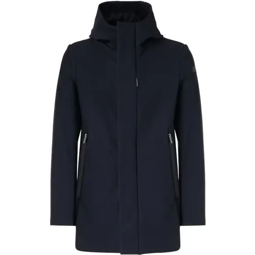 Blaue Winter Thermo Jacke , Herren, Größe: S - RRD - Modalova