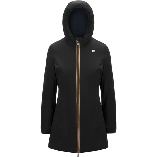 Lange Donna Denise Jacke , Damen, Größe: S - K-way - Modalova