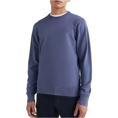 Classic Cotton Blend Sweater , male, Sizes: XL, 3XL, 2XL, S, M, L - Tommy Hilfiger - Modalova
