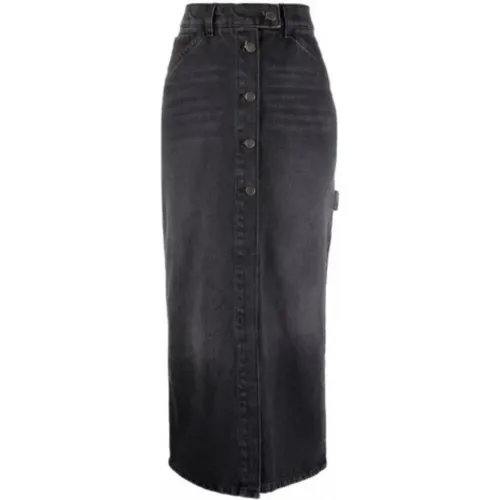 Luxurious Maxi Skirt , female, Sizes: L - Courrèges - Modalova