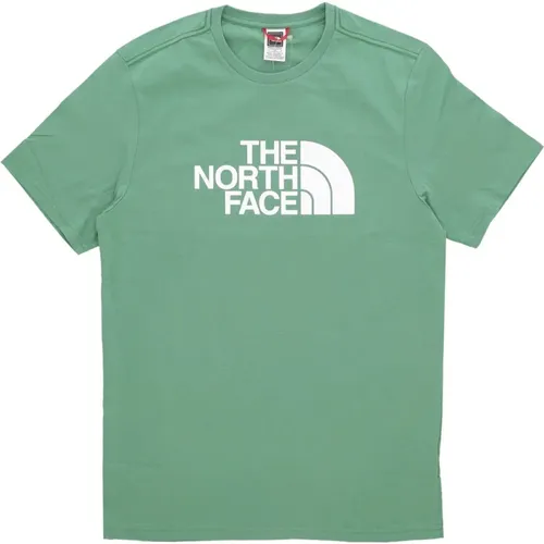 Grünes Easy Tee Kurzarm T-Shirt , Herren, Größe: S - The North Face - Modalova