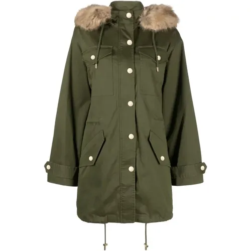 Removable faux fur jacket , female, Sizes: S, XS, M, L - Michael Kors - Modalova
