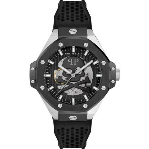 Skeleton Royal Automatic Men's Watch , male, Sizes: ONE SIZE - Philipp Plein - Modalova