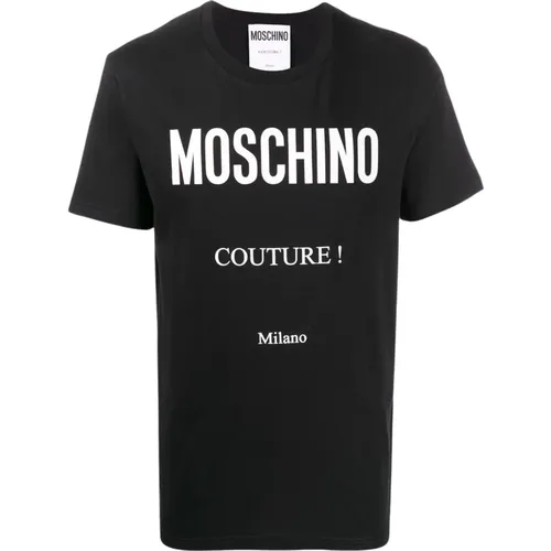 T-shirts and Polos , male, Sizes: S - Moschino - Modalova