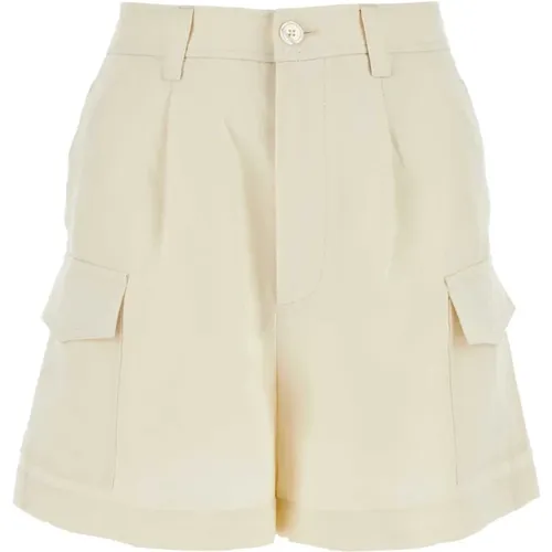 Stilvolle Ivory Viscose Blend Shorts,Short Shorts - Woolrich - Modalova