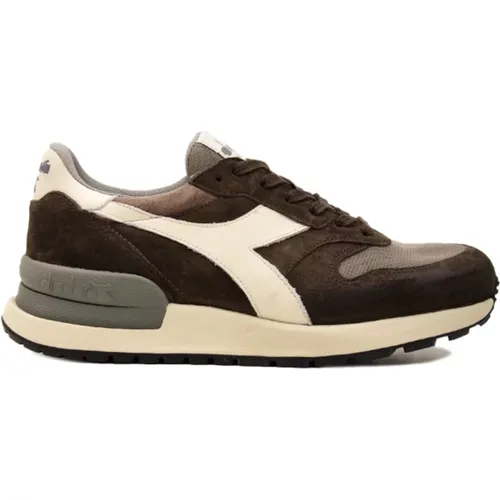 Braune Low Top Sneakers für Herren , Herren, Größe: 44 EU - Diadora - Modalova