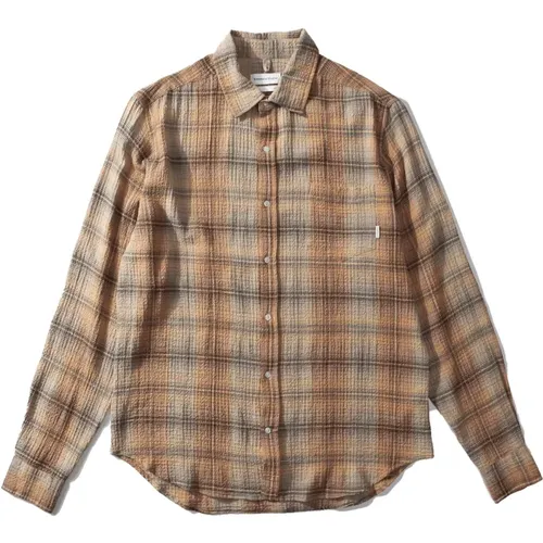 Soft and Comfortable Checkered Shirt , male, Sizes: L - Edmmond Studios - Modalova