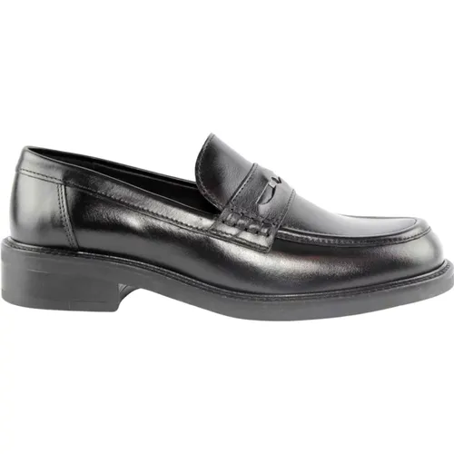 Schwarze Loafer Schuhe , Damen, Größe: 38 EU - Marco Ferretti - Modalova