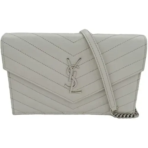 Pre-owned Leather shoulder-bags , female, Sizes: ONE SIZE - Yves Saint Laurent Vintage - Modalova