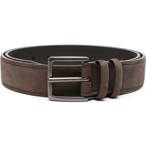 Nabucco Classic Nubuck Belt , male, Sizes: 105 CM, 85 CM, 90 CM, 95 CM - Orciani - Modalova