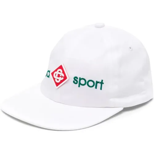 Bestickte Sport-Logo Kappe - Casablanca - Modalova