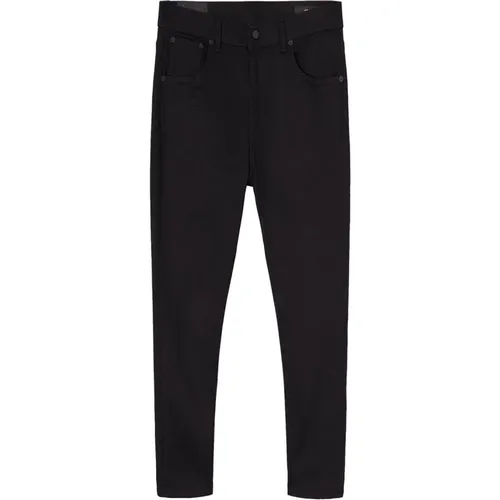 Stylish Leather Trousers for Men , male, Sizes: W38 - Dondup - Modalova