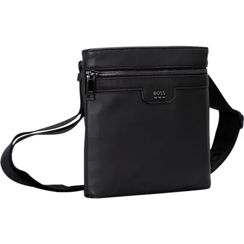 Herren Jareth Envelope Umhängetasche Schwarz - Hugo Boss - Modalova