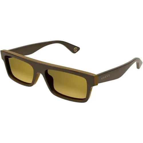 Braun Gold Sonnenbrille Gg1616S 002 - Gucci - Modalova