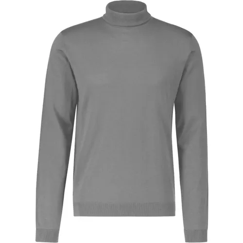 Slim Fit Turtleneck Sweater - Roberto Collina - Modalova