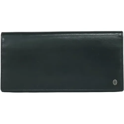 Pre-owned Leather wallets , male, Sizes: ONE SIZE - Cartier Vintage - Modalova