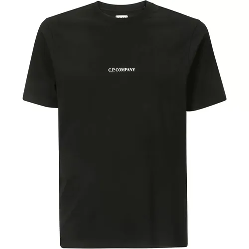 Bedrucktes Logo T-Shirt , Herren, Größe: XL - C.P. Company - Modalova