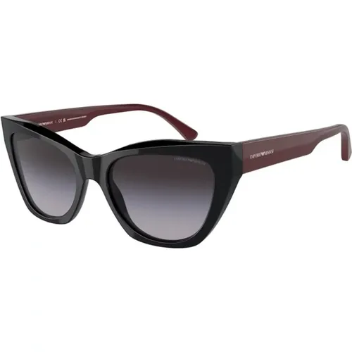 Frame Grey Gradient Lenses , female, Sizes: 54 MM - Emporio Armani - Modalova