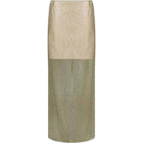 Green Skirt Ss24 , female, Sizes: M, L - Remain Birger Christensen - Modalova