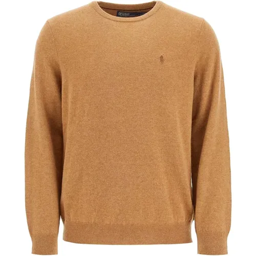 Bestickter Wollpullover , Herren, Größe: L - Polo Ralph Lauren - Modalova