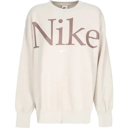 Phoenix Fleece Crewneck Sweatshirt , Damen, Größe: L - Nike - Modalova
