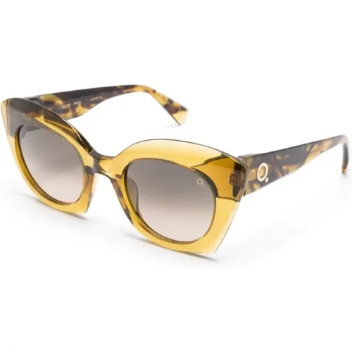 Yellow Sunglasses for Everyday Use , female, Sizes: 49 MM - Etnia Barcelona - Modalova
