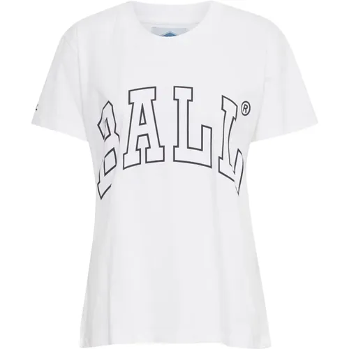 T-Shirts , female, Sizes: XS, M - Ball - Modalova