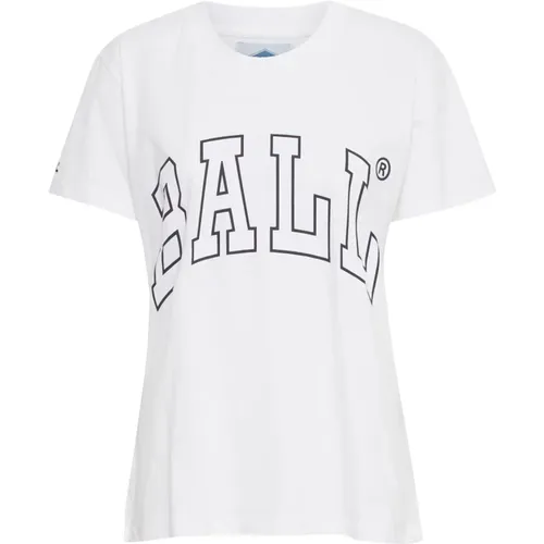 T-Shirts , female, Sizes: XS, S, XL, M, L, 2XL - Ball - Modalova